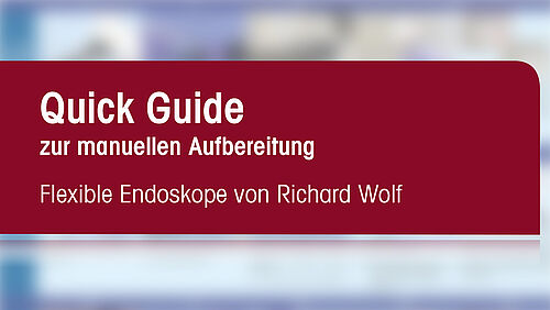 Quick Guide zur manuellen Aufbereitung