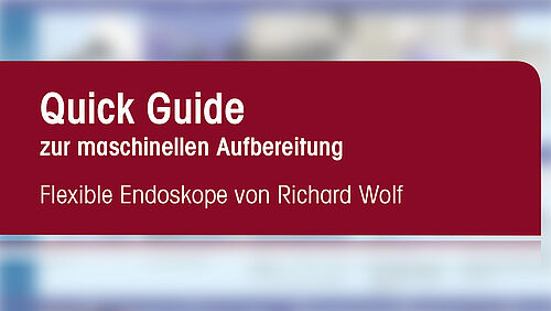 Quick Guide zur maschinellen Aufbereitung